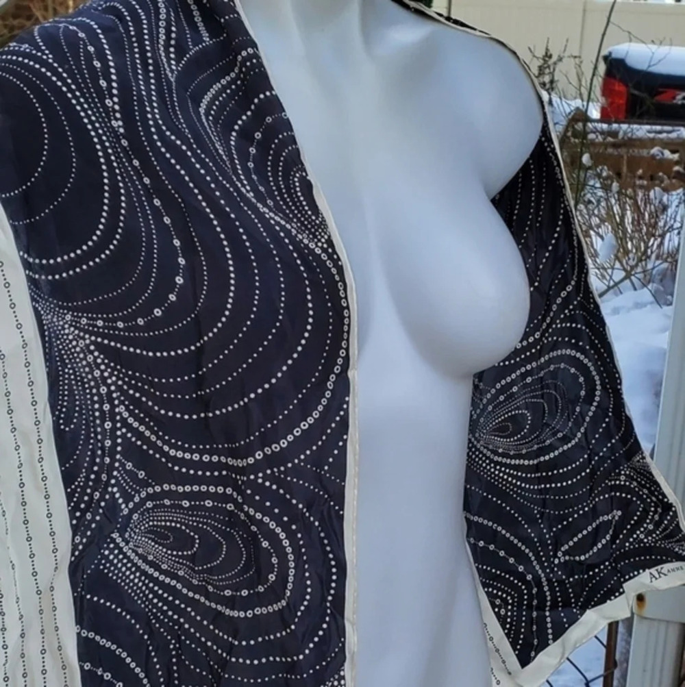 Vintage‎ Anne Klein opera. Silk scarf